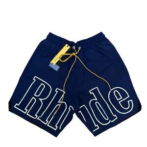 RHUDE Logo Track Shorts Sz S